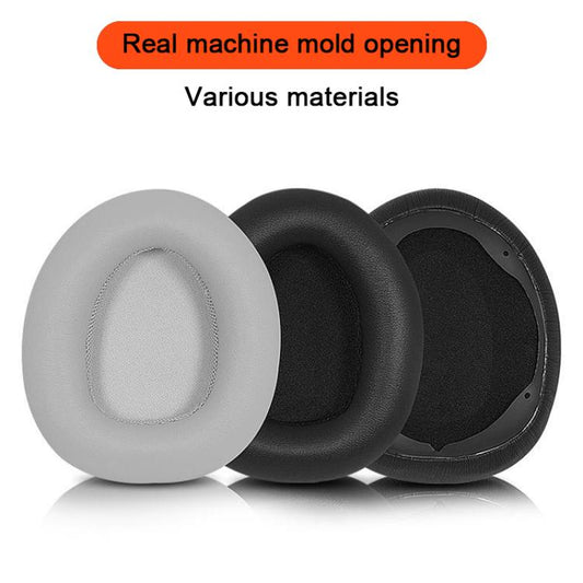 2pcs Protein Leather Snap-on Type Earphone Covers, For Dareu EH739 / EH755