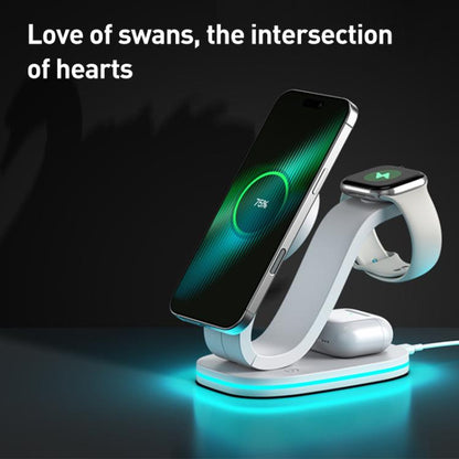 3 in 1 Phone / Earphone / Watch Universal Wireless Charger, 3 in 1 Universal(Black), 3 in 1 Universal(White)