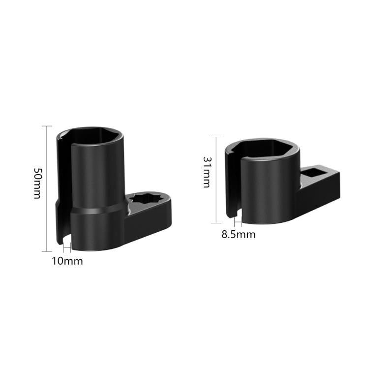 Car Oxygen Sensor Sleeve Disassembly Wrench Tool, 3/8 inch Short, 1/2 inch Long