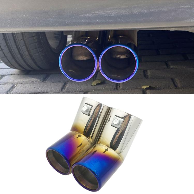 Car Modified Stainless Steel Exhaust Pipe Tail Throat, For Bora 2002-2008