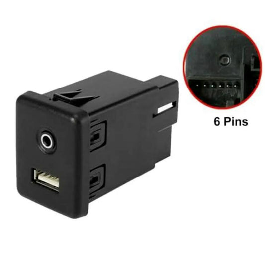 مفتاح توصيل مقبس AUX وUSB للسيارة لسيارات شيفروليه كروز / ماليبو / ريجال 13599456 22875063 39087529