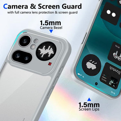 Matte PC Skin-feel Shockproof Phone Case, For Nothing Phone 4a Pro, For Nothing Phone 4a, For Nothing Phone 3a Lite, For Nothing Phone 3, For Nothing CMF Phone 2 Pro, For Nothing Phone 3a, For Nothing Phone 3a Pro
