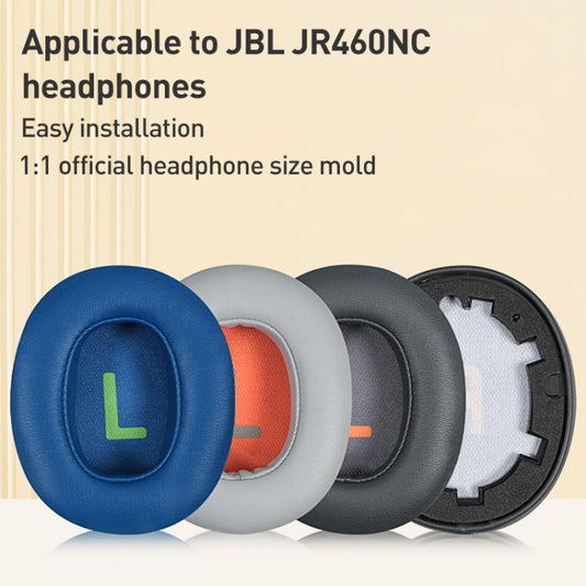 1 Pair Protein Leather Earphone Replacement Earpads For JBL JR 460NC