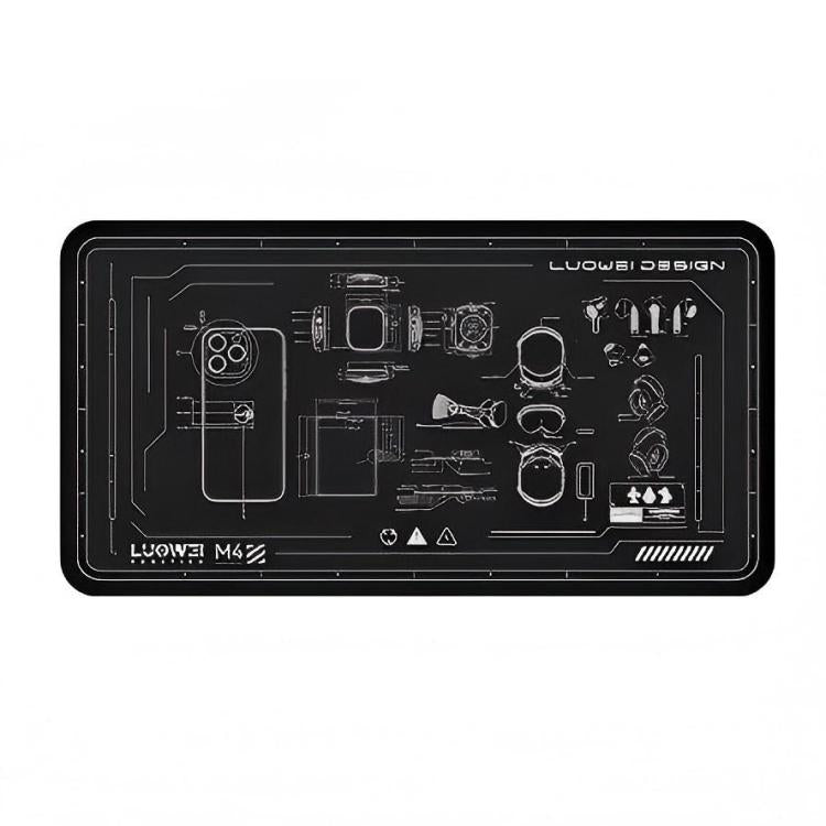 Luowei LW-M4 15.6-inch High-Temperature Resistant Insulation Silicone Repair Pad, Luowei LW-M4