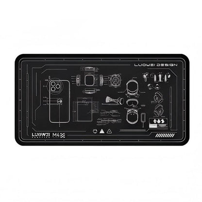 Luowei LW-M4 15.6-inch High-Temperature Resistant Insulation Silicone Repair Pad, Luowei LW-M4