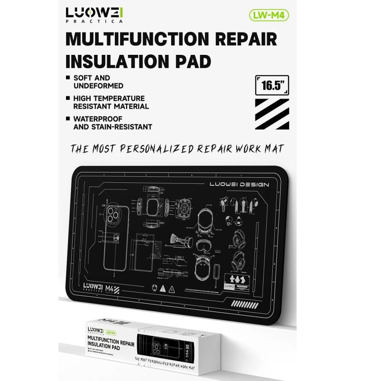 Luowei LW-M4 15.6-inch High-Temperature Resistant Insulation Silicone Repair Pad, Luowei LW-M4