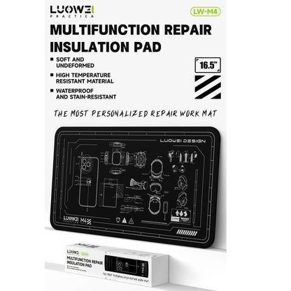 Luowei LW-M4 15.6-inch High-Temperature Resistant Insulation Silicone Repair Pad, Luowei LW-M4