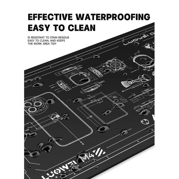 Luowei LW-M4 15.6-inch High-Temperature Resistant Insulation Silicone Repair Pad, Luowei LW-M4