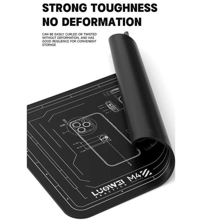 Luowei LW-M4 15.6-inch High-Temperature Resistant Insulation Silicone Repair Pad, Luowei LW-M4
