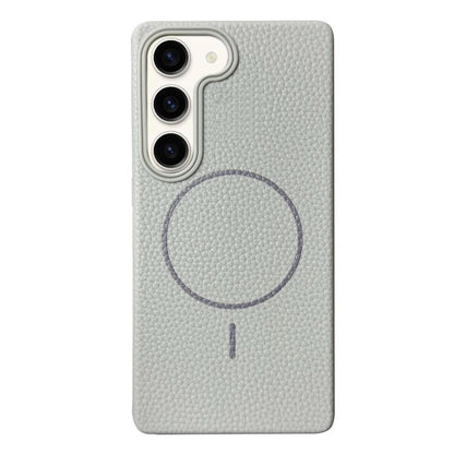 Thin Circle MagSafe Litchi Grain TPU Phone Case, For Samsung Galaxy S23 Ultra 5G, For Samsung Galaxy S23+ 5G, For Samsung Galaxy S23 5G, For Samsung Galaxy S22 Ultra 5G, For Samsung Galaxy S22+ 5G, For Samsung Galaxy S22 5G