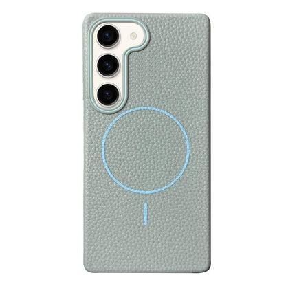 Thin Circle MagSafe Litchi Grain TPU Phone Case, For Samsung Galaxy S23 Ultra 5G, For Samsung Galaxy S23+ 5G, For Samsung Galaxy S23 5G, For Samsung Galaxy S22 Ultra 5G, For Samsung Galaxy S22+ 5G, For Samsung Galaxy S22 5G