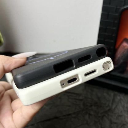 Thin Circle MagSafe Litchi Grain TPU Phone Case, For Samsung Galaxy S23 Ultra 5G, For Samsung Galaxy S23+ 5G, For Samsung Galaxy S23 5G, For Samsung Galaxy S22 Ultra 5G, For Samsung Galaxy S22+ 5G, For Samsung Galaxy S22 5G