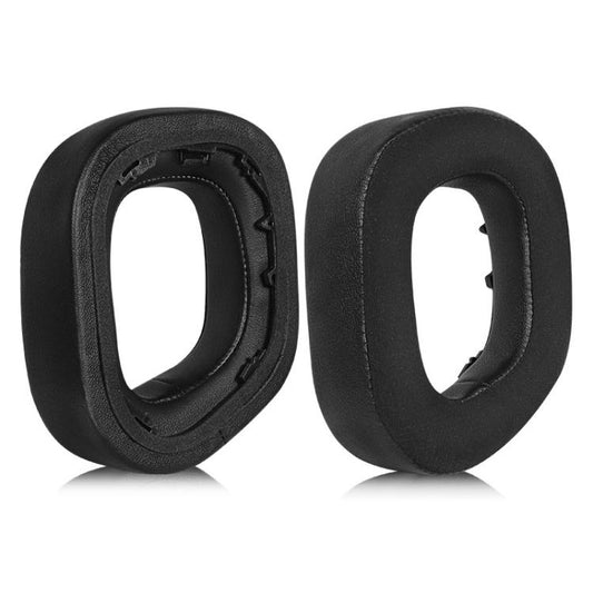 1 Pair Protein Leather and Ice Silk Cloth Replacement Earpads For Corsair HS80 Max / HS80 USB Wired / HS81 RGB, Protein Leather and Ice Silk Cloth For Corsair HS80 Max
