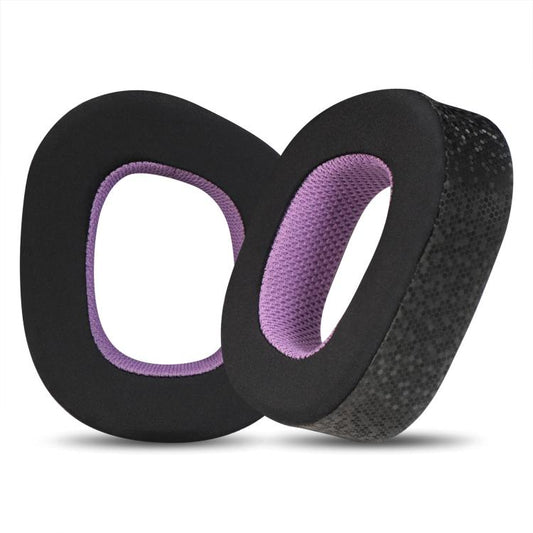 1 Pair Magic Ice Skin Replacement Earpads For Corsair HS80 Max / HS80 USB Wired / HS80 RGB, Magic Ice Skin (Black Purple)