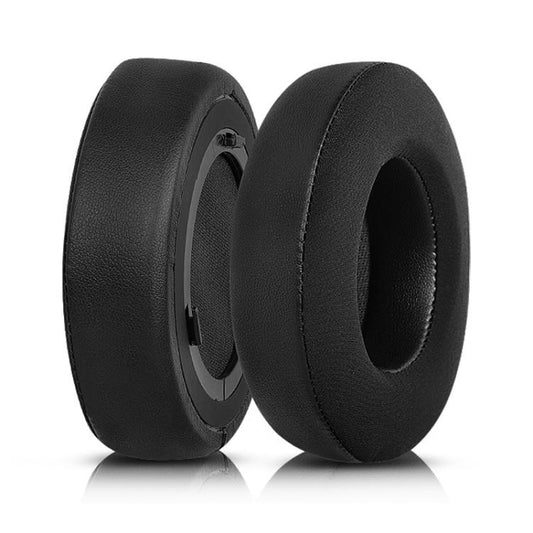 1 Pair Protein Leather and Ice Silk Cloth Replacement Earpads For Corsair Virtuoso RGB WIRELESS XT, Protein Leather and Ice Silk Cloth For Corsair Virtuoso(Black)