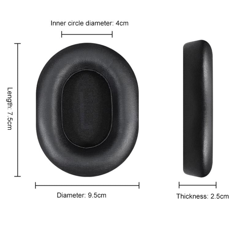 1 Pair Protein Leather Replacement Earpads For Baseus D05, For Baseus D05(Black), For Baseus D05(Grey), For Baseus D05(Apricot)