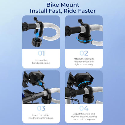 OUKITEL 360 Degree Rotating Adjustable Bicycle Phone Mount Holder