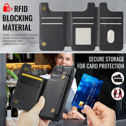 MAGKING K3 Series MagSafe RFID Card Bag Detachable Phone Case, For iPhone 17e / 16e, For iPhone 17, For iPhone 16 Pro Max, For iPhone 16 Pro, For iPhone 16 Plus, For iPhone 16