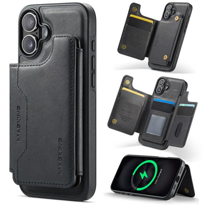 MAGKING K3 Series MagSafe RFID Card Bag Detachable Phone Case, For iPhone 17e / 16e, For iPhone 17, For iPhone 16 Pro Max, For iPhone 16 Pro, For iPhone 16 Plus, For iPhone 16