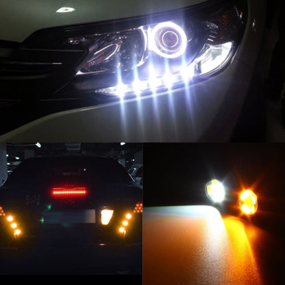 10 PCS 23mm 6 LED SMD-5730 DC9-80V Phare Moto Œil d'Aigle, 6 LED SMD-5730, 6 LED SMD-5730 (Lumière Blanche)