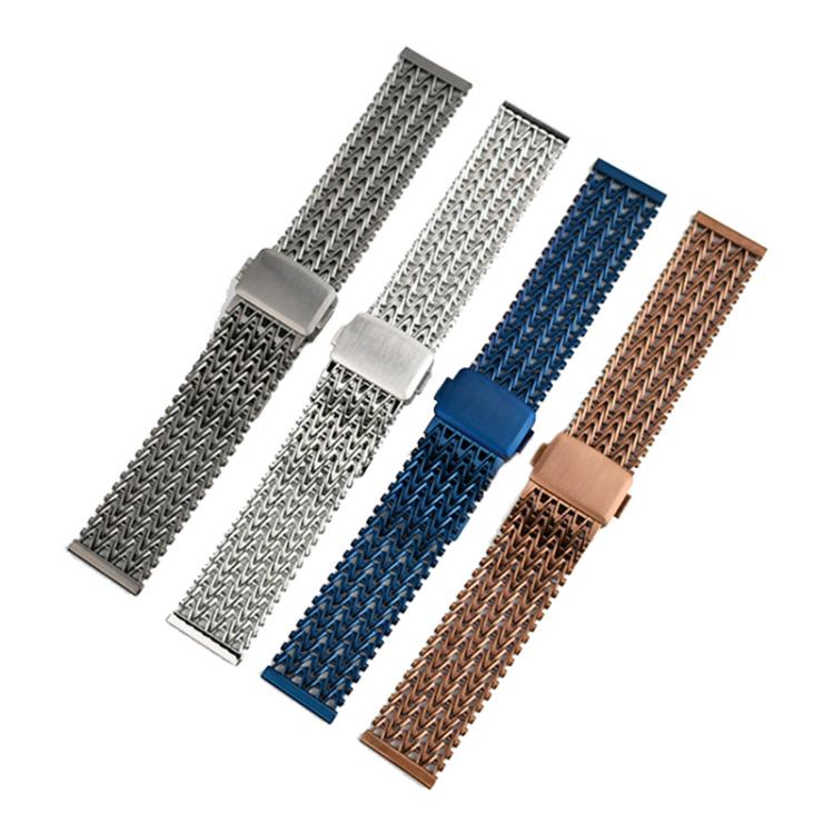 Mesh Magnetic Stainless Steel Watch Band, 22mm