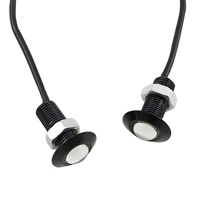 10 PIÈCES Lumière oeil d'aigle pour moto 1.5W DC9-80V 18mm Lentille unique, 18mm Lentille unique (lumière jaune), 18mm Lentille unique (lumière rouge), 18mm Lentille unique (lumière blanche)