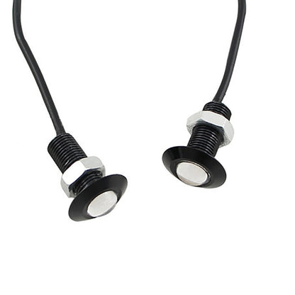 10 PIÈCES Lumière oeil d'aigle pour moto 1.5W DC9-80V 18mm Lentille unique, 18mm Lentille unique (lumière jaune), 18mm Lentille unique (lumière rouge), 18mm Lentille unique (lumière blanche)
