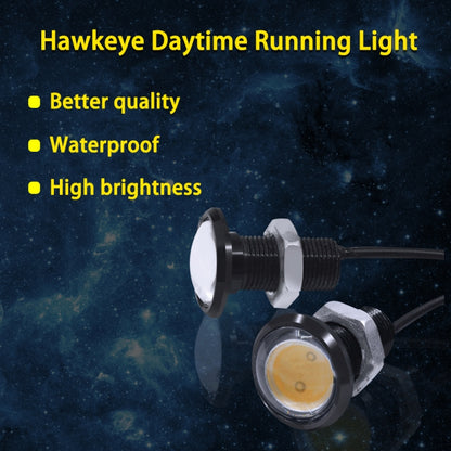 10 PIÈCES Lumière oeil d'aigle pour moto 1.5W DC9-80V 18mm Lentille unique, 18mm Lentille unique (lumière jaune), 18mm Lentille unique (lumière rouge), 18mm Lentille unique (lumière blanche)