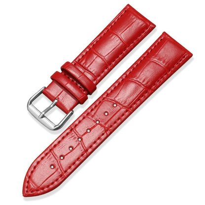 xDfind Bamboo Texture Pin Buckle Leather Watch Band, 24mm for Suunto 9 / 9 Baro / D5 / Core / 7, 12mm, 14mm, 18mm, 20mm, 22mm