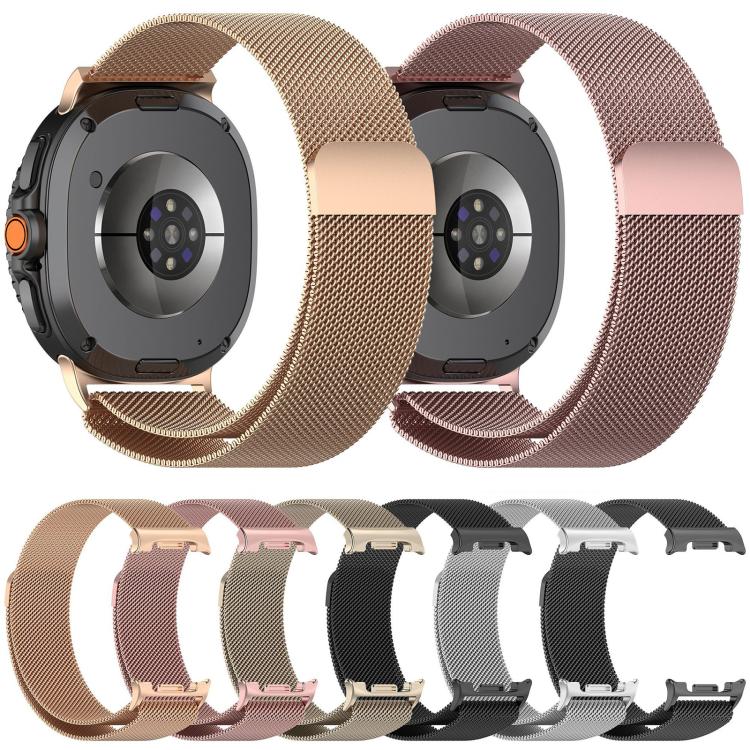 Bracelet de Montre Métal Magnétique Milanais xDfind, Pour Samsung Galaxy Watch 8 / Watch 8 Classic