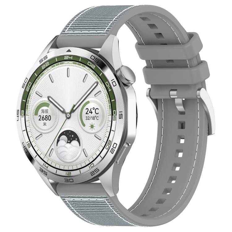 xDfind Hybrid Nylon Braid Silicone Watch Band, 20mm, 22mm