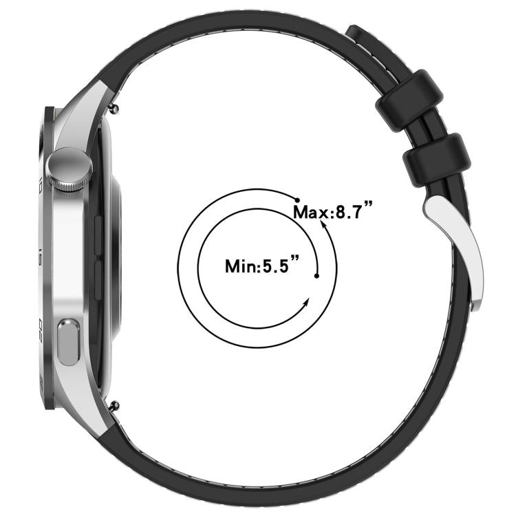 xDfind Hybrid Nylon Braid Silicone Watch Band, 20mm, 22mm