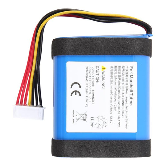 Pour la batterie Marshall Tufton C196G1-3 (3INR19/66-2) 10,8 V 5200 mAh, Pour Marshall Tufton