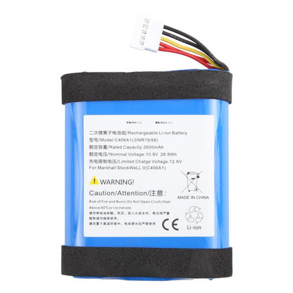 Pour la batterie Marshall Stockwell II C406A1 2600 mAh, pour Marshall Stockwell II 2600 mAh