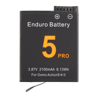 Batterie JH-ACT5 2100mAh pour DJI OSMO Action 5 Pro / 4 / 3, pour DJI OSMO Action 5 Pro