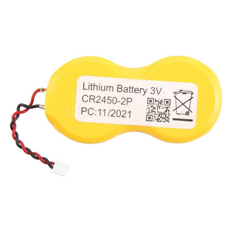 Pile bouton au lithium CR2450-2P 3V 1100mAh avec câble