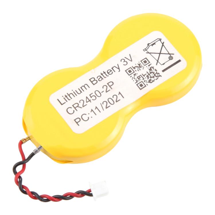 Pile bouton au lithium CR2450-2P 3V 1100mAh avec câble