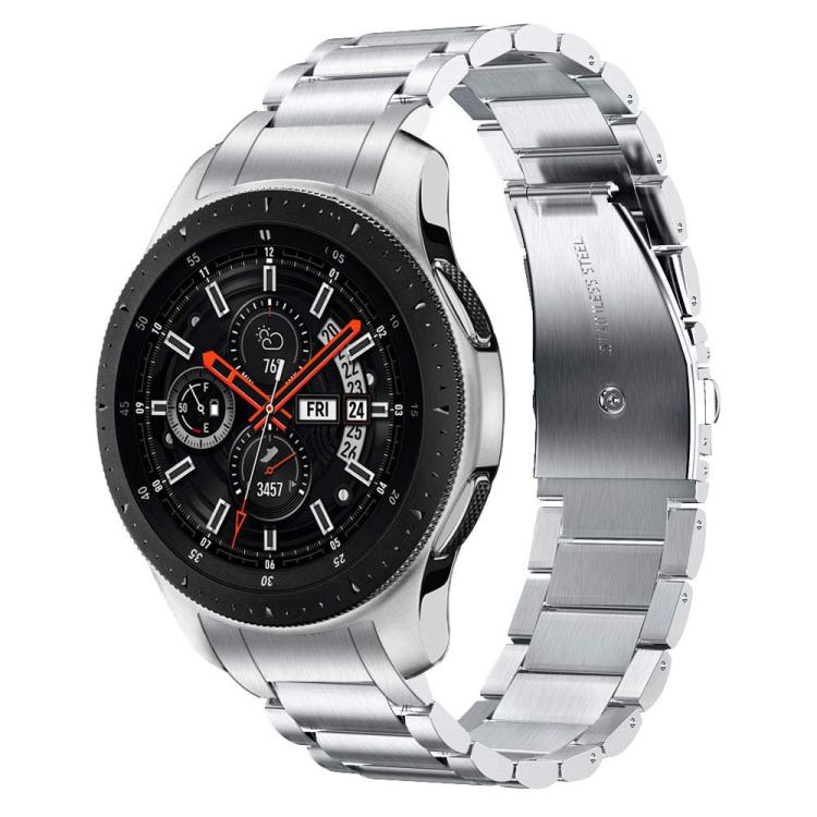 Three Beads Flat Buckle Titanium Alloy Watch Band, 24mm, 16mm