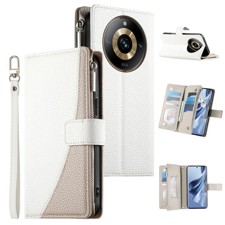 Stitching Multi-card Zipper Wallet Leather Phone Case with Short Strap, For Realme GT 6 / GT Neo6 / GT Neo6 SE, For Realme C67 4G / Realme 12 Lite Global, For Realme 12 Pro / 12 Pro+, For Realme 11 5G / 11x / C67 5G / Narzo 60x, For Realme 11 4G       ...