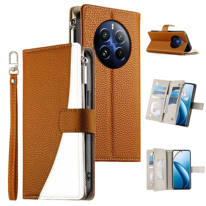 Stitching Multi-card Zipper Wallet Leather Phone Case with Short Strap, For Realme GT 6 / GT Neo6 / GT Neo6 SE, For Realme C67 4G / Realme 12 Lite Global, For Realme 12 Pro / 12 Pro+, For Realme 11 5G / 11x / C67 5G / Narzo 60x, For Realme 11 4G       ...