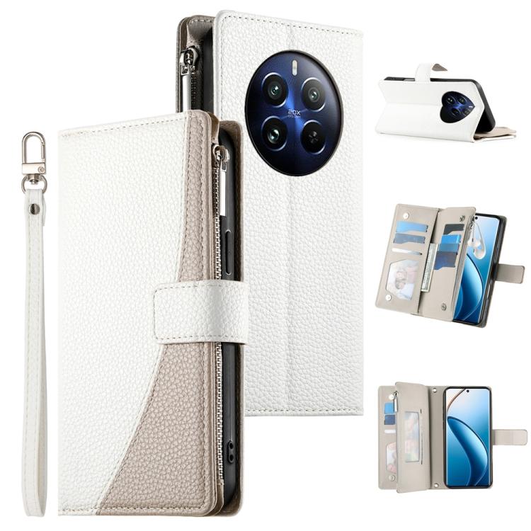 Stitching Multi-card Zipper Wallet Leather Phone Case with Short Strap, For Realme GT 6 / GT Neo6 / GT Neo6 SE, For Realme C67 4G / Realme 12 Lite Global, For Realme 12 Pro / 12 Pro+, For Realme 11 5G / 11x / C67 5G / Narzo 60x, For Realme 11 4G       ...