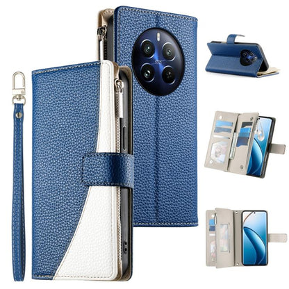 Stitching Multi-card Zipper Wallet Leather Phone Case with Short Strap, For Realme GT 6 / GT Neo6 / GT Neo6 SE, For Realme C67 4G / Realme 12 Lite Global, For Realme 12 Pro / 12 Pro+, For Realme 11 5G / 11x / C67 5G / Narzo 60x, For Realme 11 4G       ...