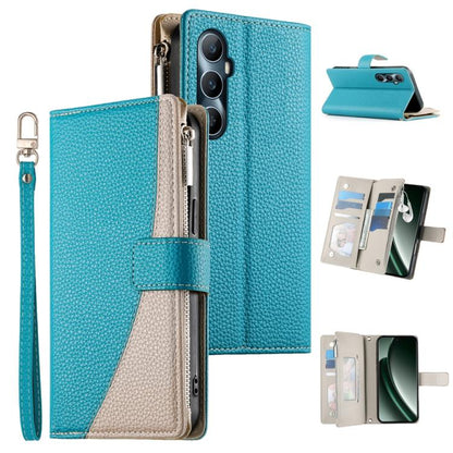 Stitching Multi-card Zipper Wallet Leather Phone Case with Short Strap, For Realme GT 6 / GT Neo6 / GT Neo6 SE, For Realme C67 4G / Realme 12 Lite Global, For Realme 12 Pro / 12 Pro+, For Realme 11 5G / 11x / C67 5G / Narzo 60x, For Realme 11 4G       ...