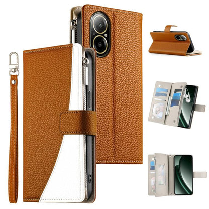 Stitching Multi-card Zipper Wallet Leather Phone Case with Short Strap, For Realme GT 6 / GT Neo6 / GT Neo6 SE, For Realme C67 4G / Realme 12 Lite Global, For Realme 12 Pro / 12 Pro+, For Realme 11 5G / 11x / C67 5G / Narzo 60x, For Realme 11 4G       ...