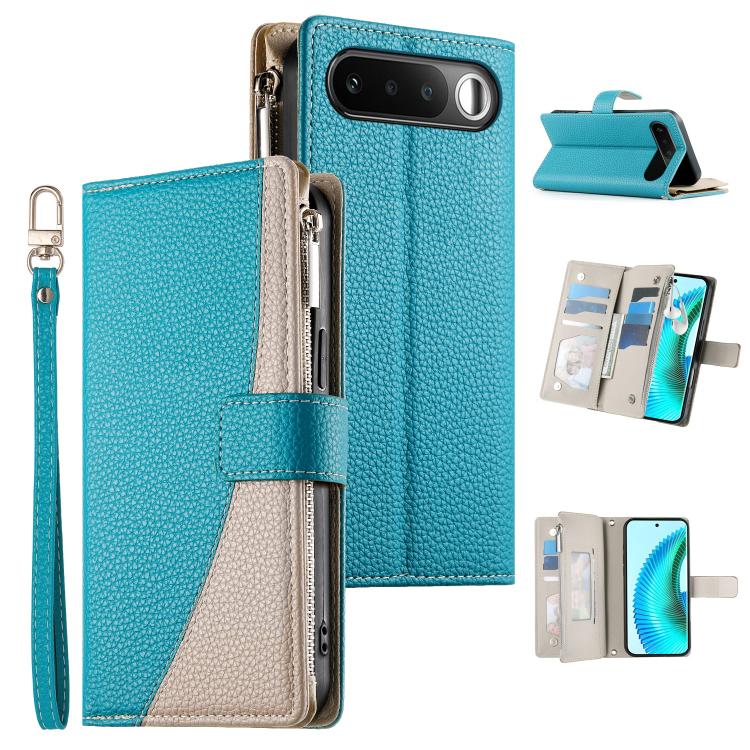 Stitching Multi-card Zipper Wallet Leather Phone Case with Short Strap, For Realme 16T 5G, For Realme C100 4G, For Realme C83 5G / C85 5G / Realme 15x 5G, For Realme 16 5G, For Realme 16 Pro+ 5G, For Realme 16 Pro 5G, For Realme C85 Pro 4G             ...