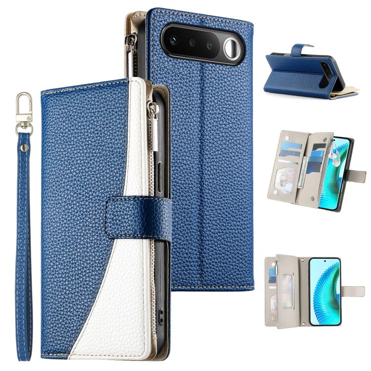 Stitching Multi-card Zipper Wallet Leather Phone Case with Short Strap, For Realme 16T 5G, For Realme C100 4G, For Realme C83 5G / C85 5G / Realme 15x 5G, For Realme 16 5G, For Realme 16 Pro+ 5G, For Realme 16 Pro 5G, For Realme C85 Pro 4G             ...