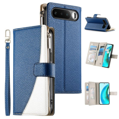 Stitching Multi-card Zipper Wallet Leather Phone Case with Short Strap, For Realme 16T 5G, For Realme C100 4G, For Realme C83 5G / C85 5G / Realme 15x 5G, For Realme 16 5G, For Realme 16 Pro+ 5G, For Realme 16 Pro 5G, For Realme C85 Pro 4G             ...