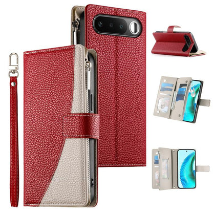 Stitching Multi-card Zipper Wallet Leather Phone Case with Short Strap, For Realme 16T 5G, For Realme C100 4G, For Realme C83 5G / C85 5G / Realme 15x 5G, For Realme 16 5G, For Realme 16 Pro+ 5G, For Realme 16 Pro 5G, For Realme C85 Pro 4G             ...
