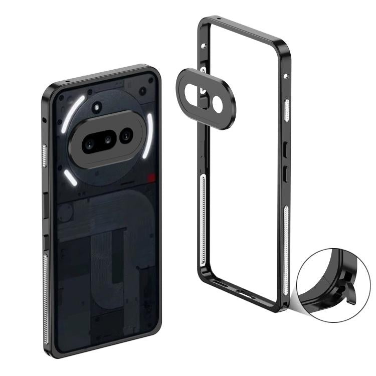 Metal Frame Heat Dissipation Phone Case with Camera Guard Ring, For Nothing Phone 4a Pro, For Nothing Phone 4a, For Nothing Phone 3, For Nothing Phone 3a, For Nothing Phone 3a Pro