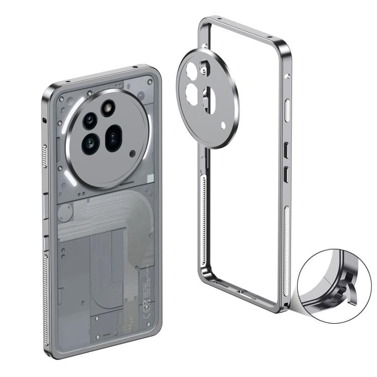 Metal Frame Heat Dissipation Phone Case with Camera Guard Ring, For Nothing Phone 4a Pro, For Nothing Phone 4a, For Nothing Phone 3, For Nothing Phone 3a, For Nothing Phone 3a Pro